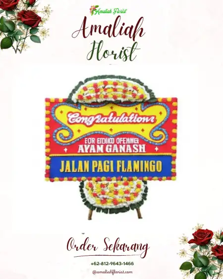 Sewa Papan Bunga Pasar Padi